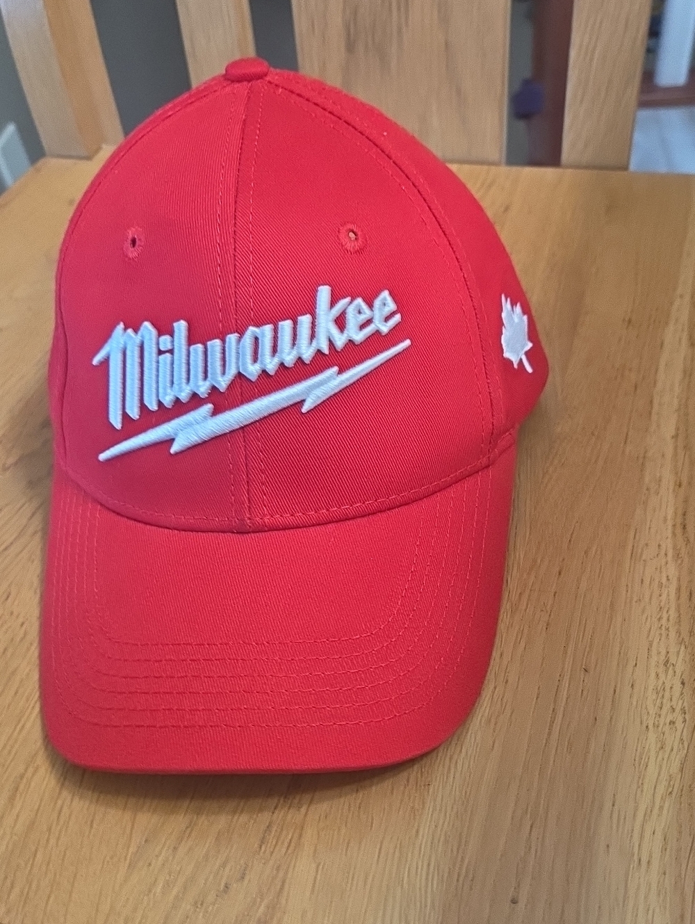 Milwaukee Red Baseball Cap - Maple Leaf - Fuel - New without Tags - Canada